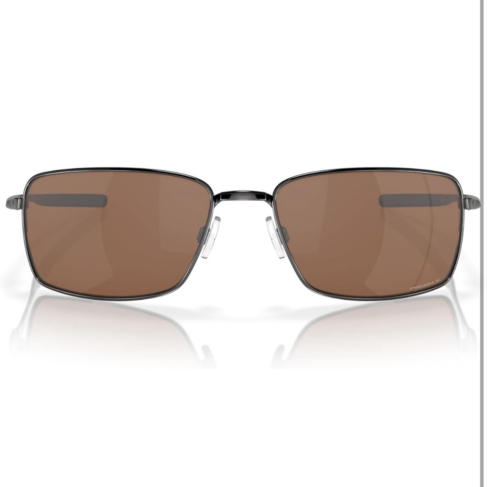 Oakley Men's 0OO4075 Square Wire Rectangular Metal Sunglasses